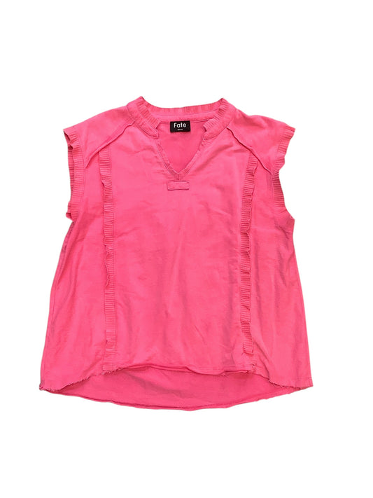 Top Sleeveless Basic By Fate In Pink, Size: S