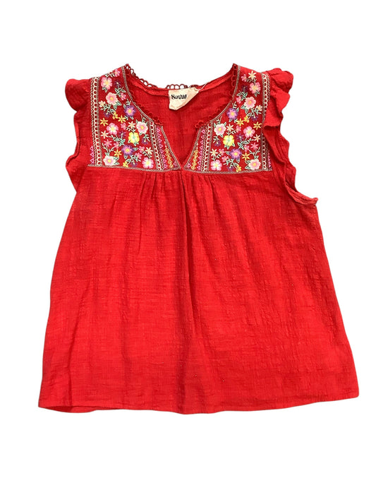 Top Sleeveless Basic By Savanna Jane In Red, Size: S