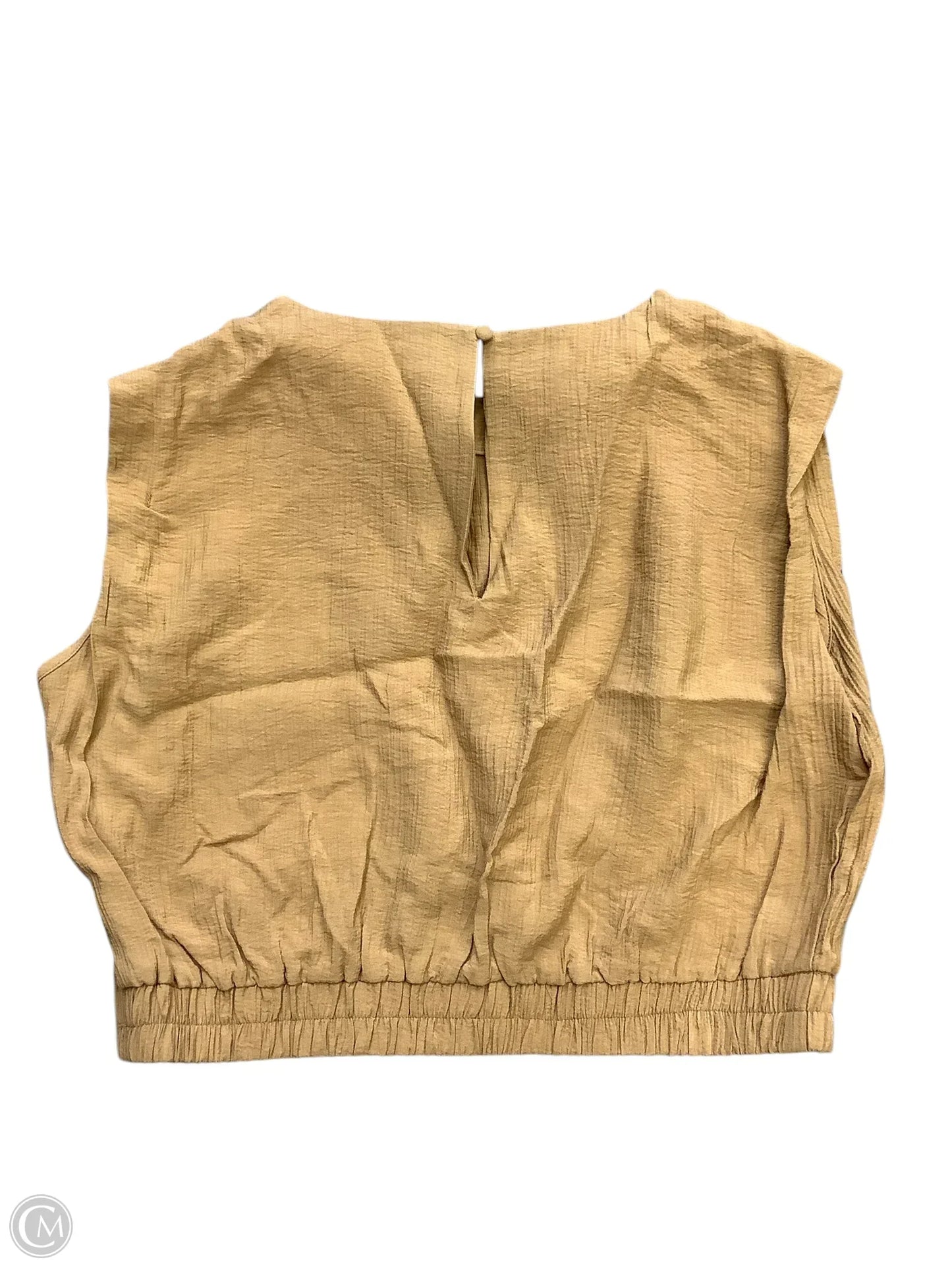 Top Sleeveless Basic By A New Day In Brown, Size: L