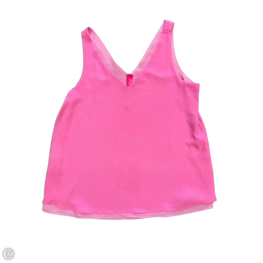 Top Sleeveless Designer By Lilly Pulitzer In Pink, Size: M