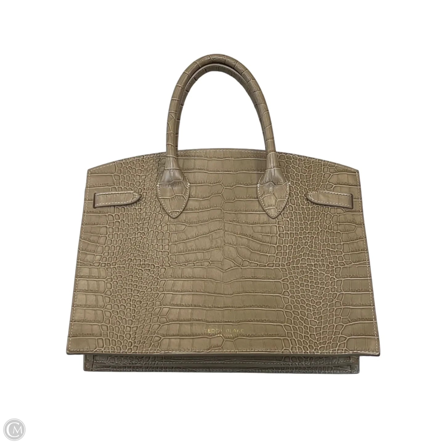 Handbag Leather By Cma, Size: Medium