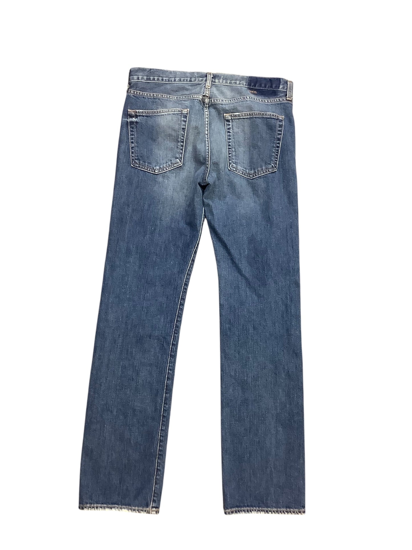 Jeans Straight By Vince In Blue Denim, Size: 16