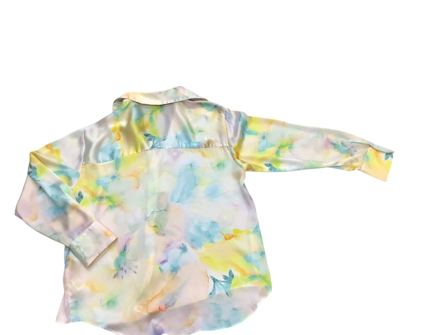 Top Long Sleeve Basic By Zara In Multi-colored, Size: M