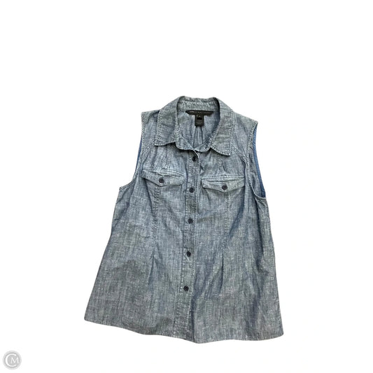 Top Sleeveless Designer By Marc By Marc Jacobs In Blue, Size: 4