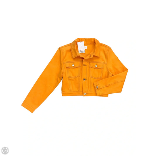 Jacket Denim By Frame In Orange, Size: L