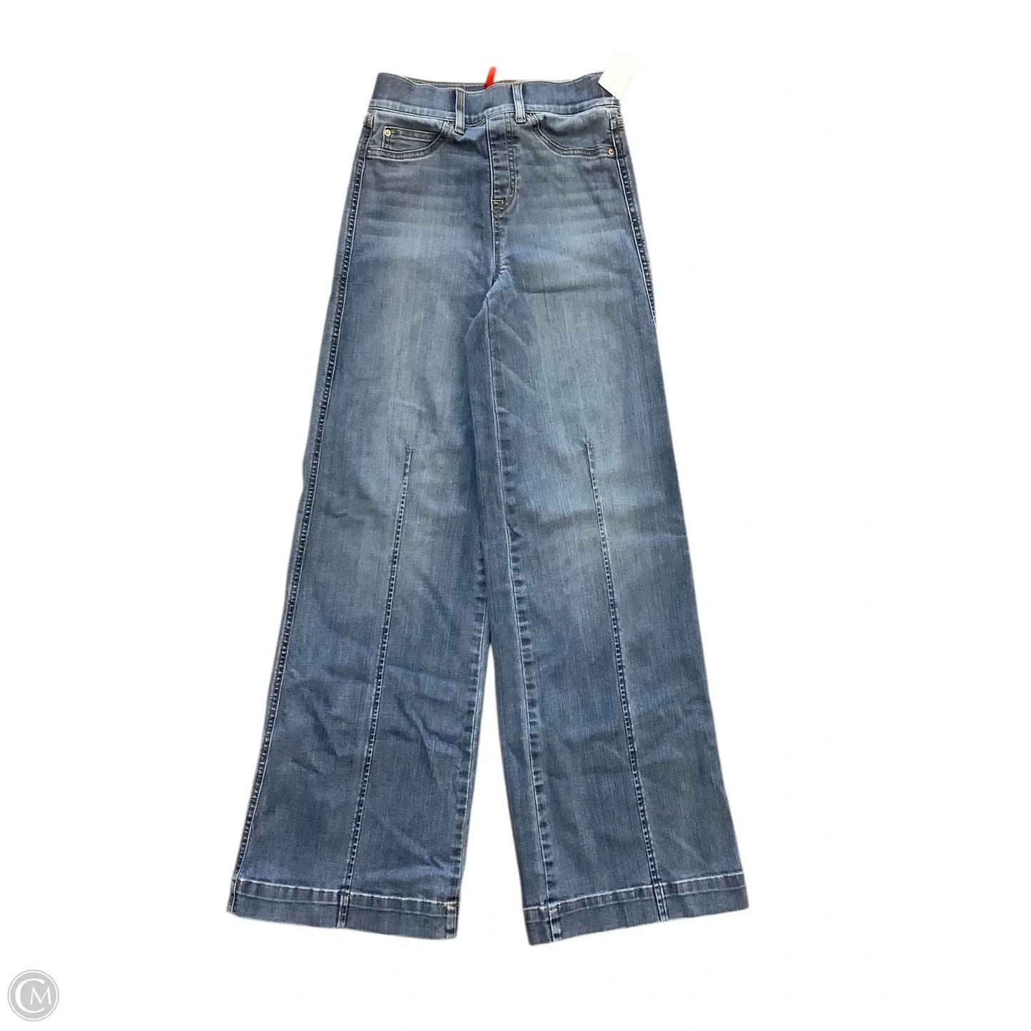 Jeans Flared By Spanx In Blue Denim, Size: Xs