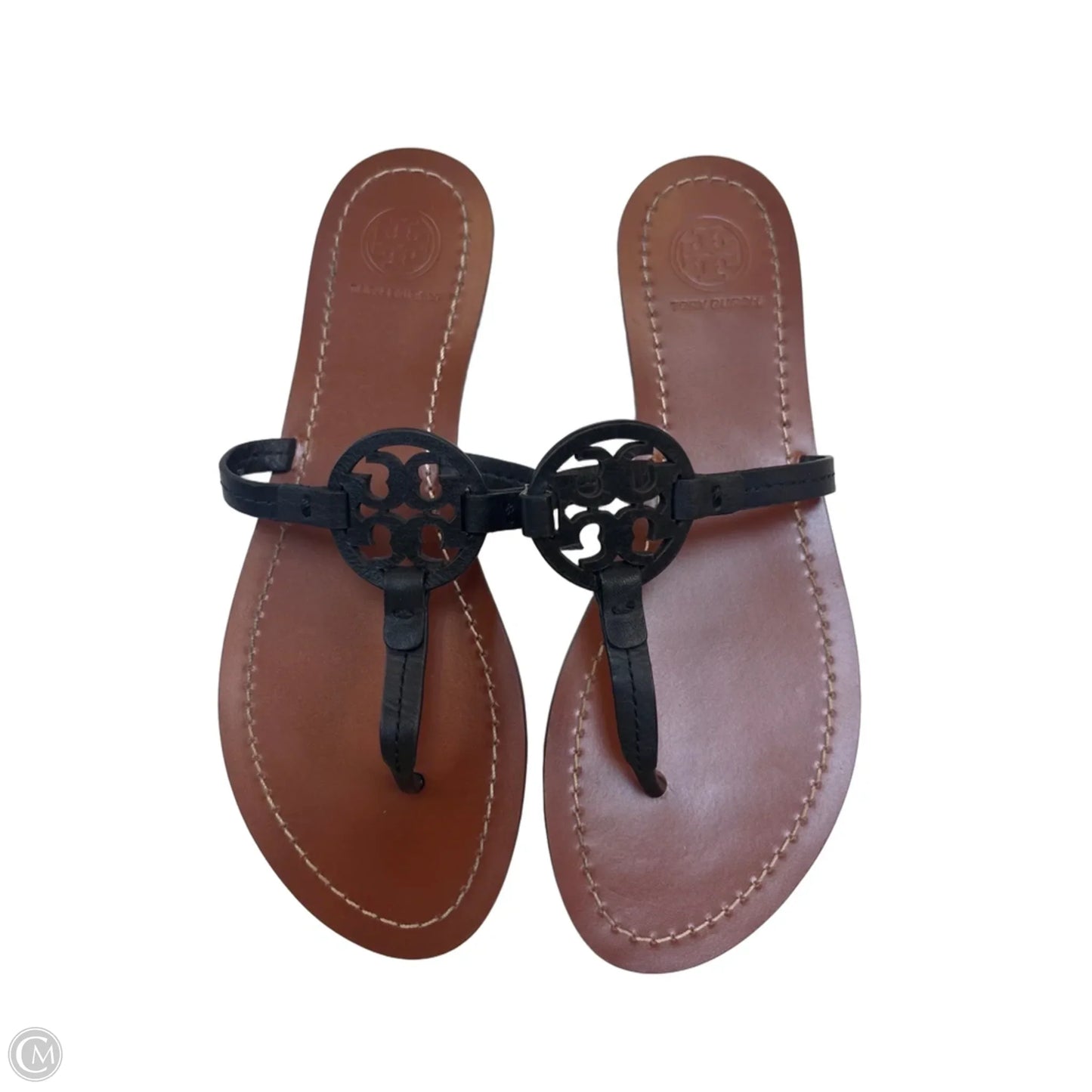 Sandals Designer By Tory Burch In Black, Size: 7