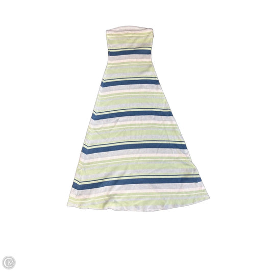 Dress Casual Maxi By Cmc In Blue & Green, Size: Xs