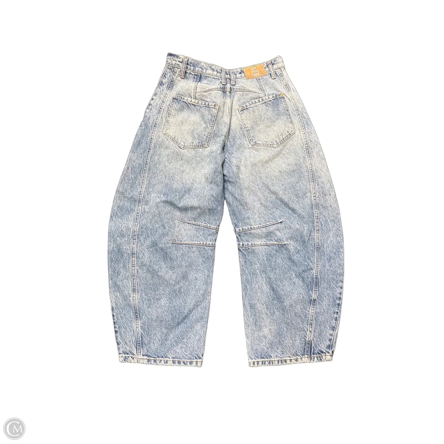 Jeans Wide Leg By We The Free In Blue Denim, Size: 4
