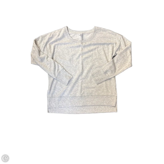 Sweatshirt Crewneck By 90 Degrees By Reflex In Grey, Size: L
