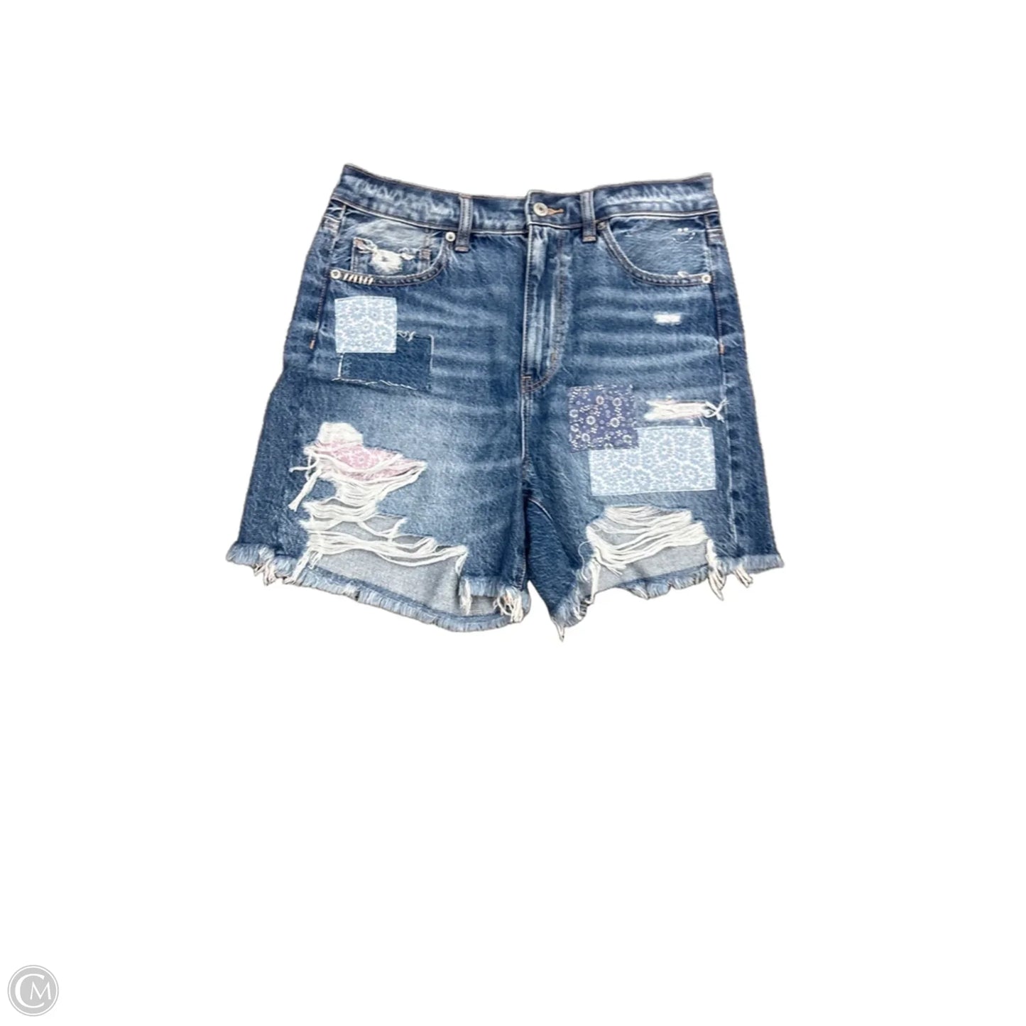 Shorts By American Eagle In Blue Denim, Size: 8