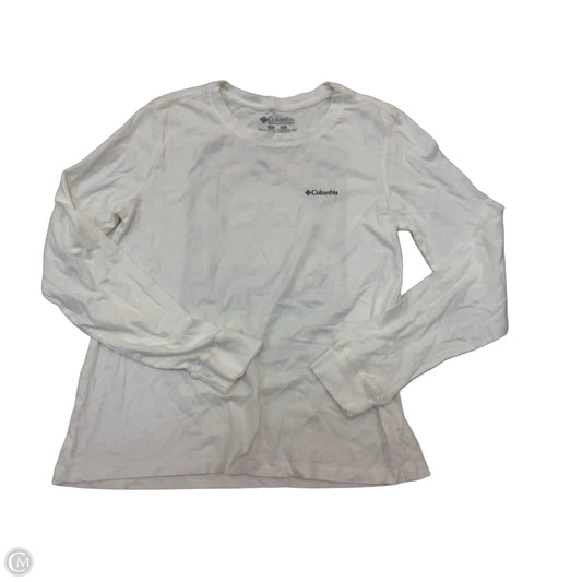 Top Long Sleeve Basic By Columbia In Cream, Size: S