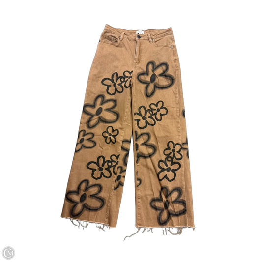 Jeans Wide Leg By Easel In Multi-colored, Size: S