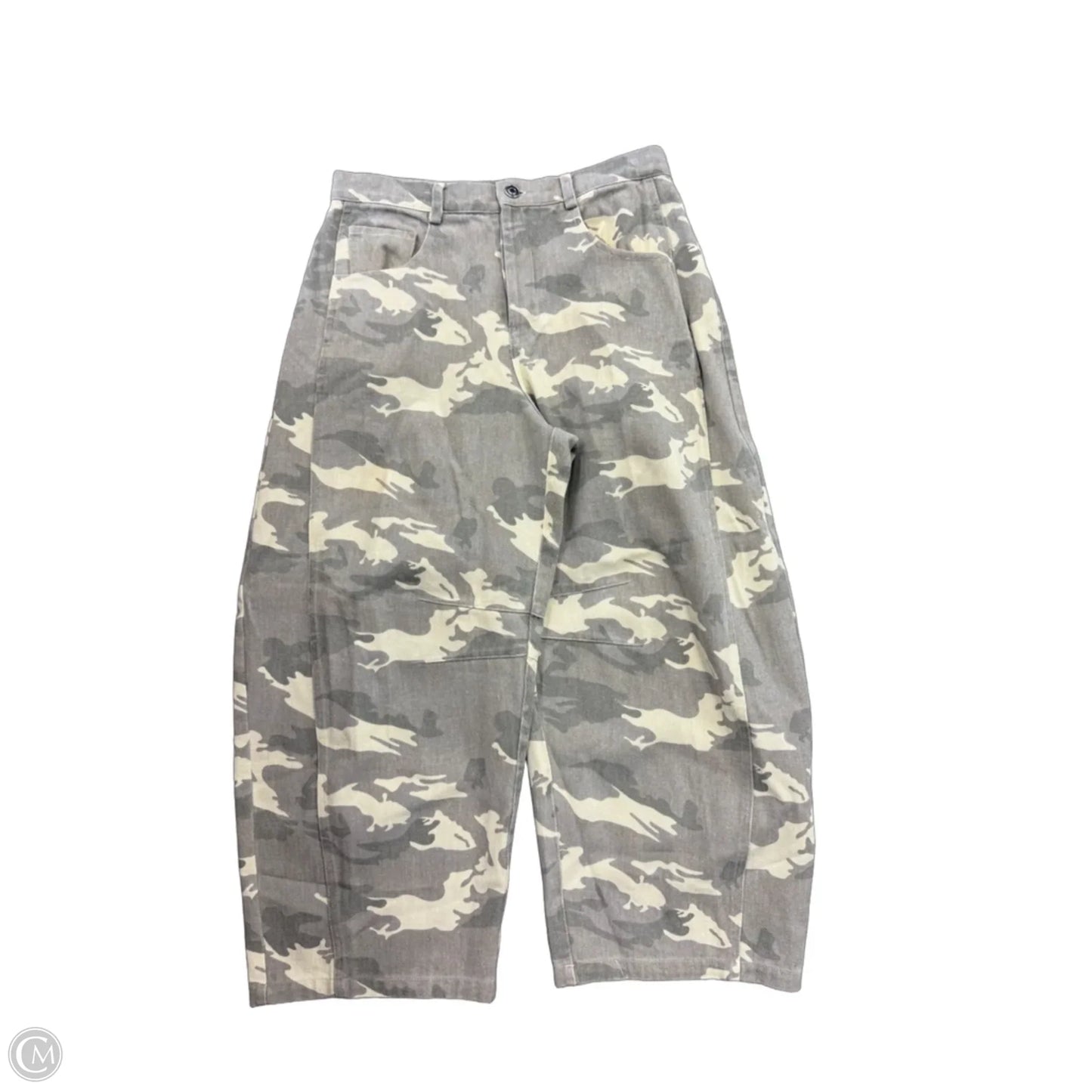 Jeans Wide Leg By Urban Daizy In Camouflage Print, Size: M
