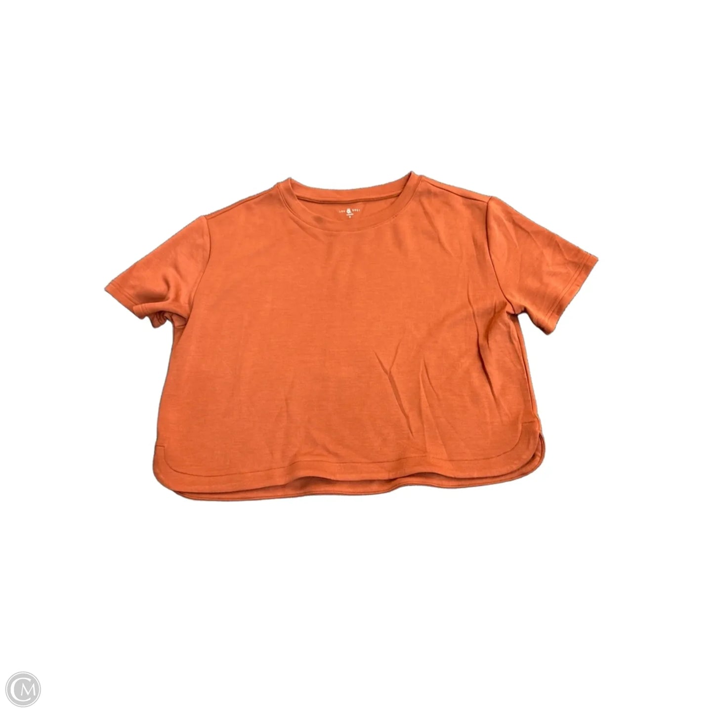 Top Short Sleeve By Lou And Grey In Brown, Size: M
