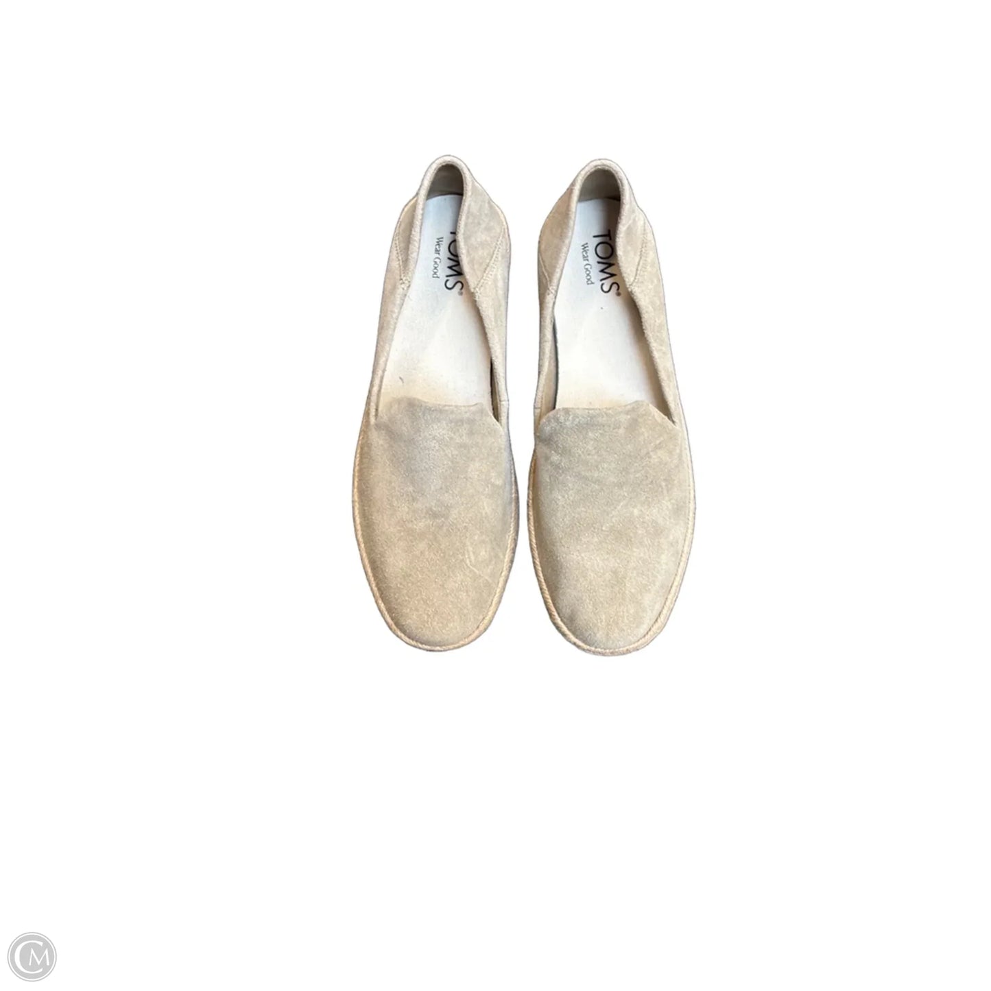 Shoes Flats By Toms In Grey, Size: 8.5