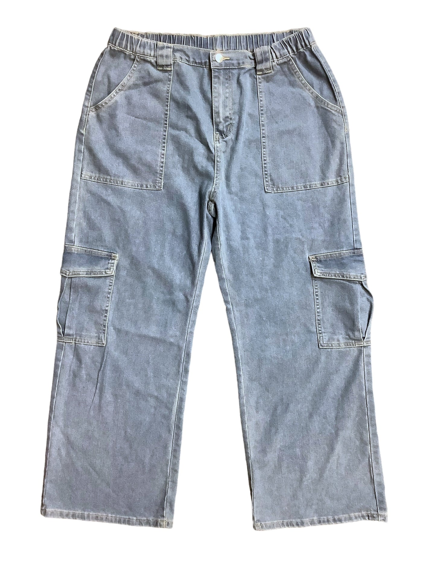 Blue Jeans Flared Clothes Mentor, Size 1x