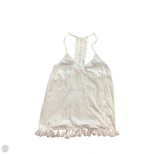Top Sleeveless Designer By Lilly Pulitzer In White, Size: S
