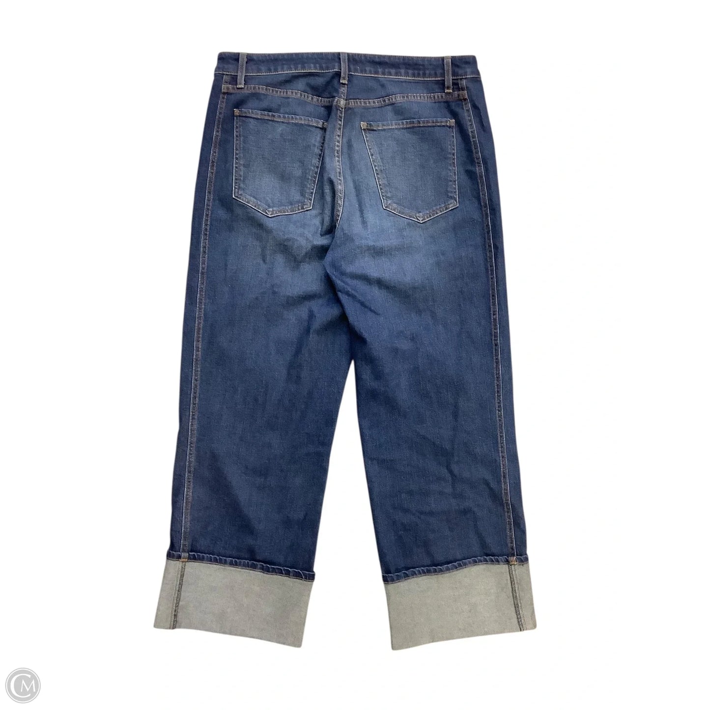 Jeans Wide Leg By Kut In Blue Denim, Size: 14