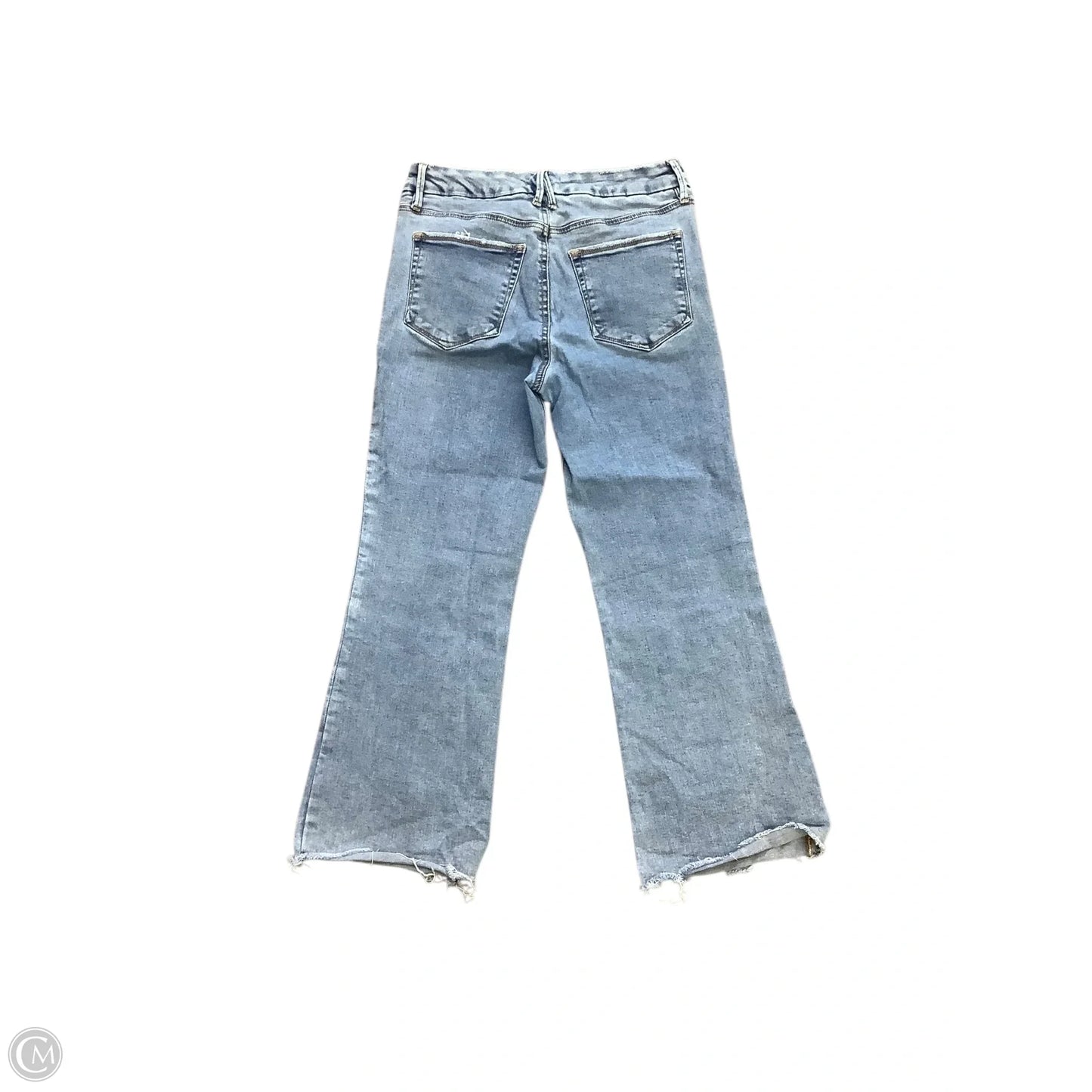 Jeans Flared By Good American In Blue Denim, Size: 10 (30)