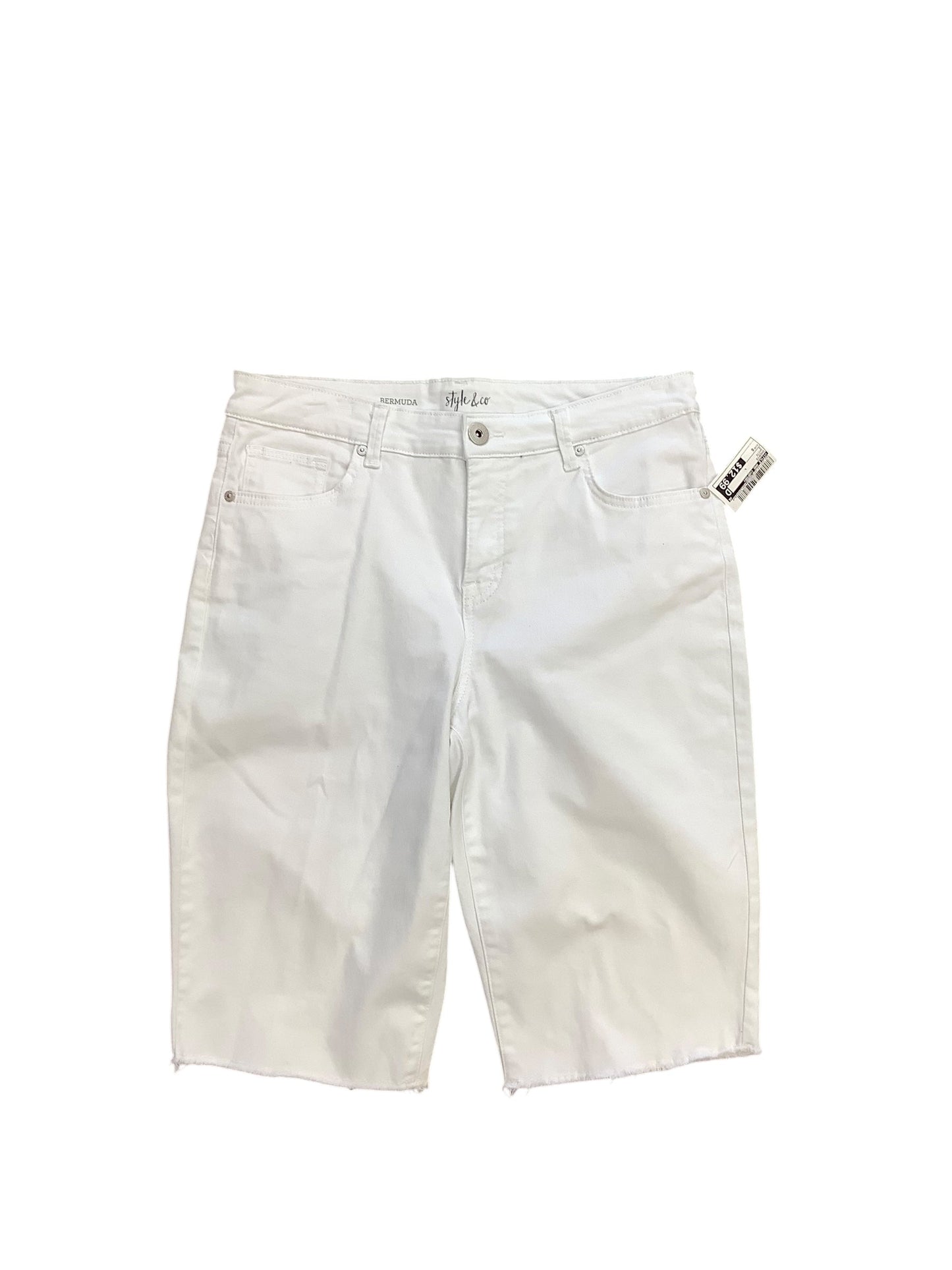 Shorts By Style And Company In White, Size: 6