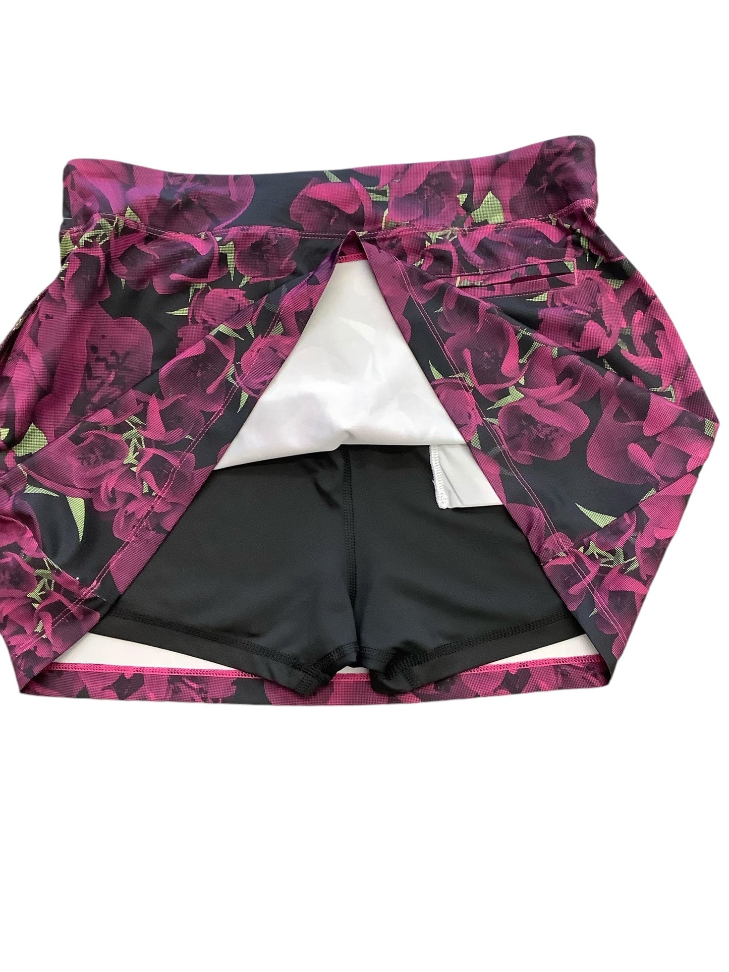 Athletic Skort By Puma In Black & Purple, Size: S