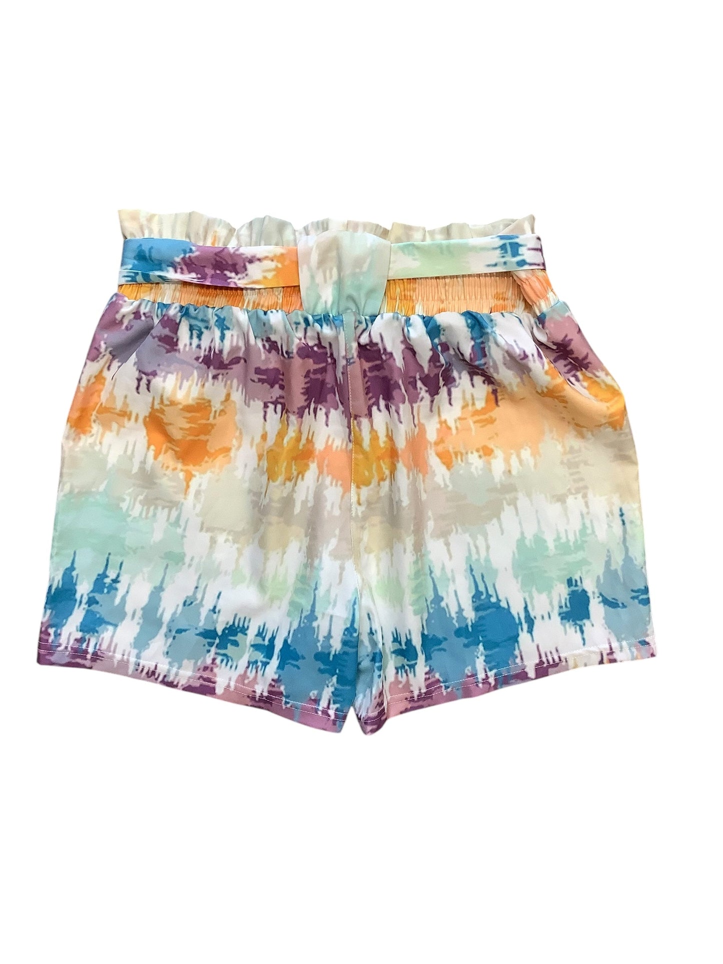 Shorts By Clothes Mentor In Tie Dye Print, Size: L