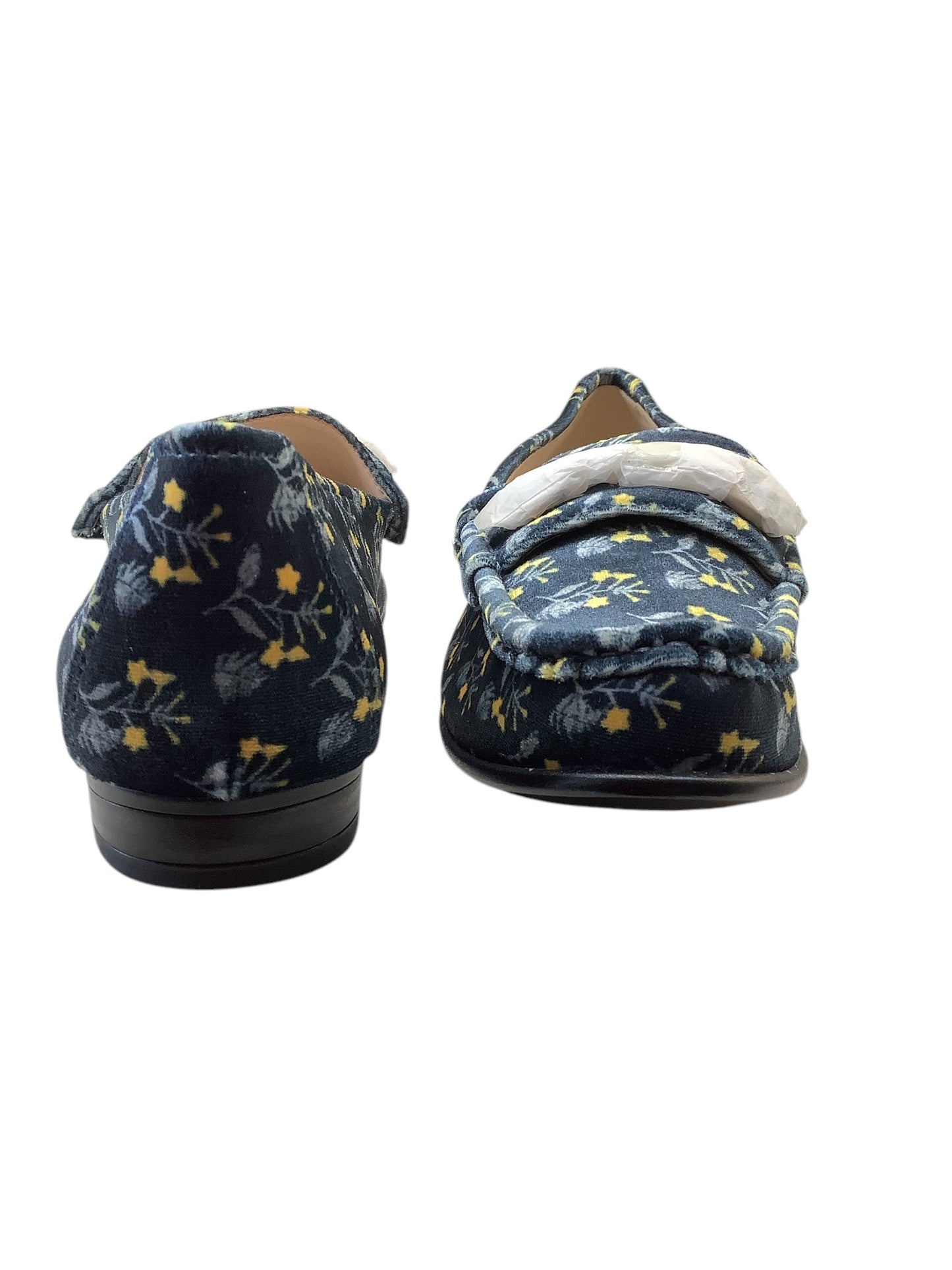 Shoes Flats By Cabi In Blue & Yellow, Size: 6