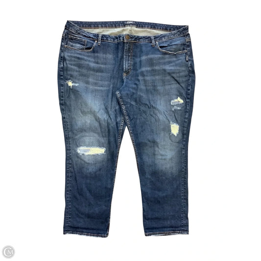 Jeans Boyfriend By Silver In Blue Denim, Size: 26