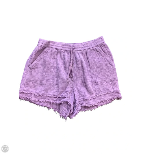 Shorts By Anthropologie In Purple, Size: L