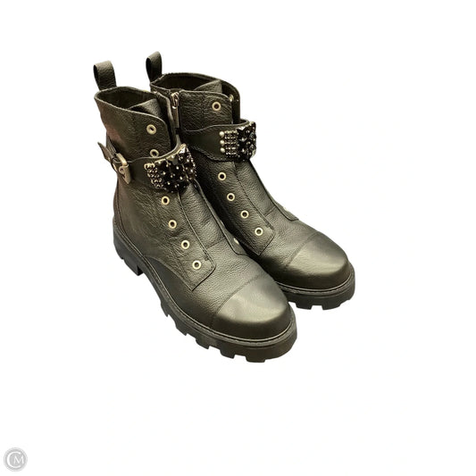 Boots Designer By Karl Lagerfeld In Black, Size: 11