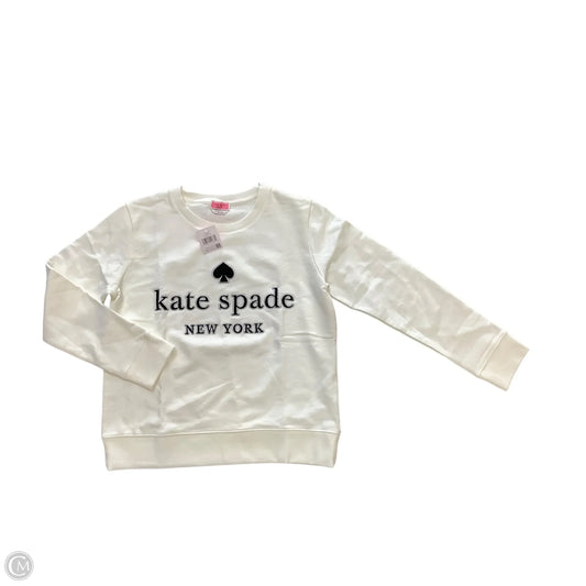 Sweatshirt Designer By Kate Spade In Black & White, Size: M