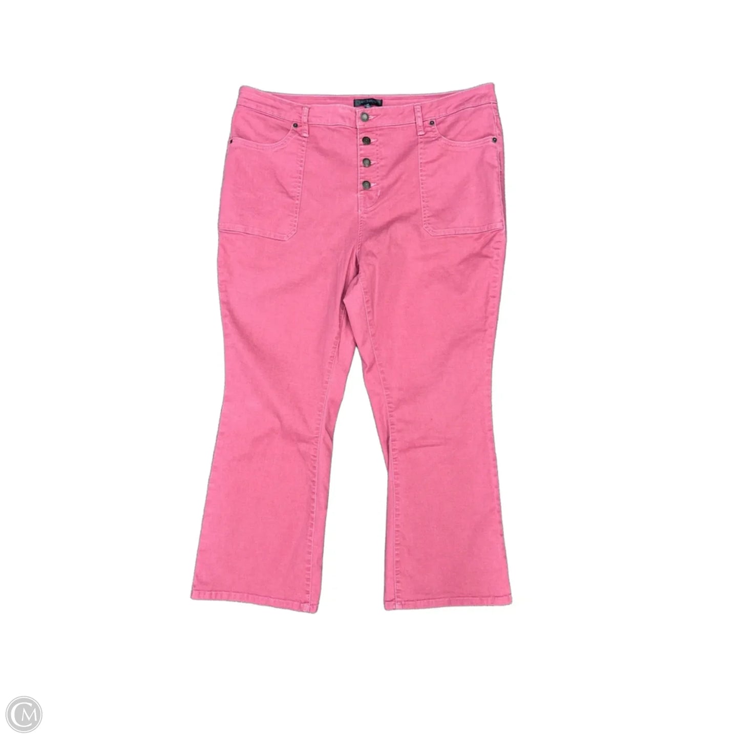 Jeans Boot Cut By Daily Thread In Pink Denim, Size: 20