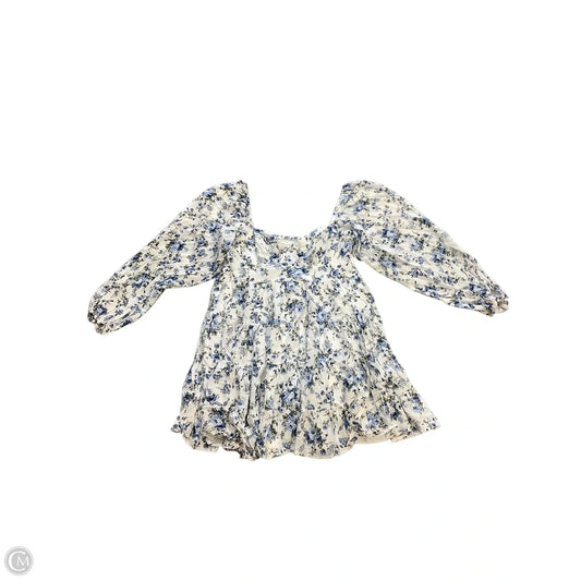 Dress Party Short By Altard State In Blue & White, Size: L