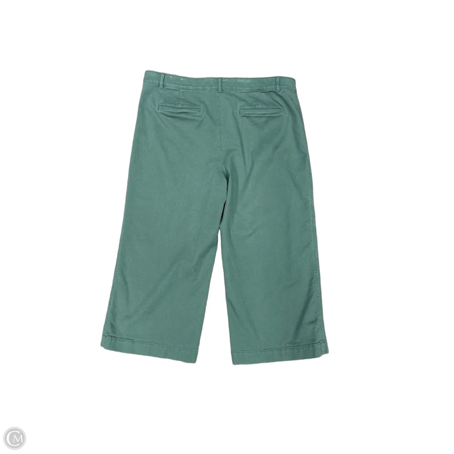 Jeans Wide Leg By Loft In Green Denim, Size: 18