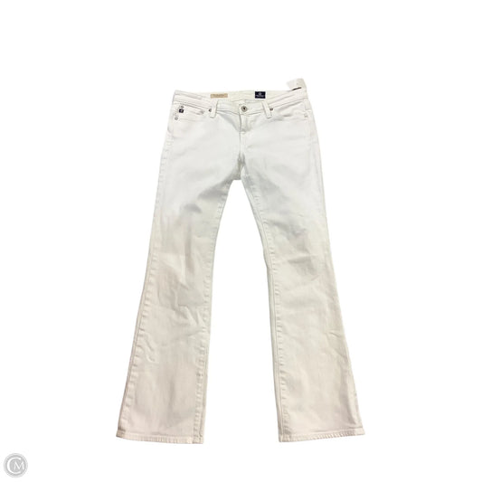Jeans Boot Cut By Adriano Goldschmied In White Denim, Size: 6
