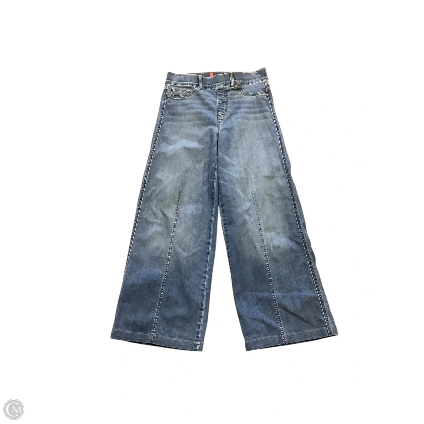 Jeans Wide Leg By Spanx In Blue Denim, Size: M
