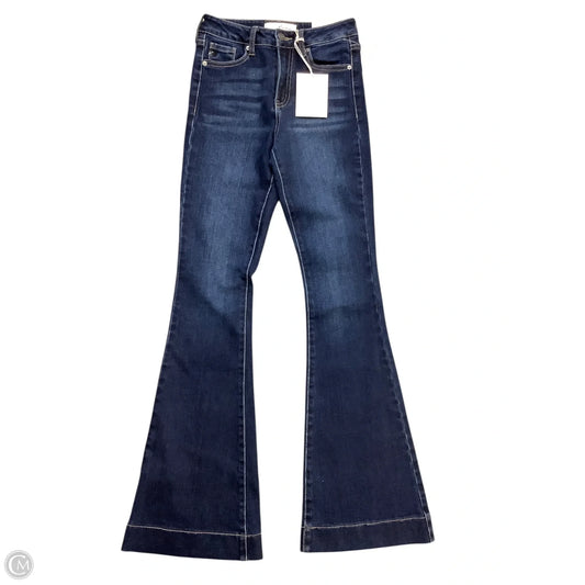 Jeans Flared By Kancan In Blue Denim, Size: 4(5/25)