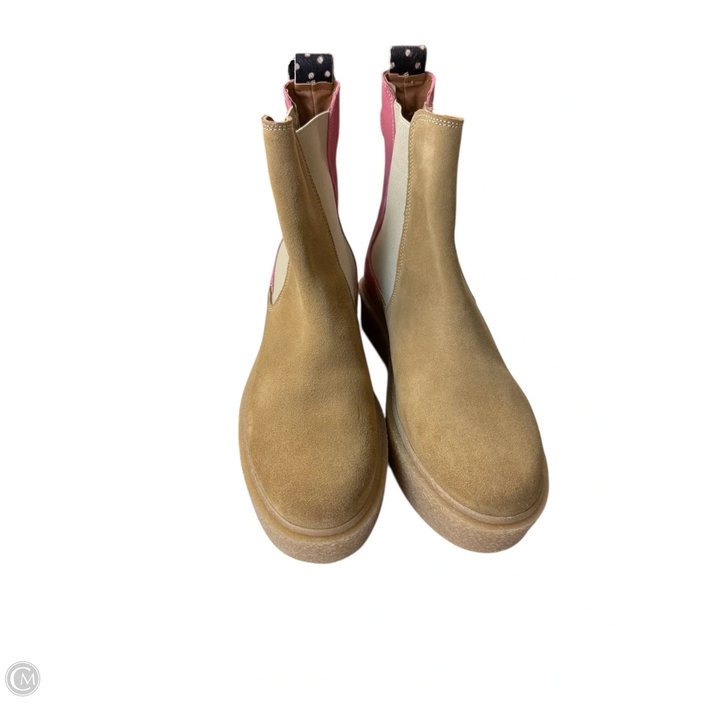 Boots Ankle Flats By Cmb In Brown, Size: 10