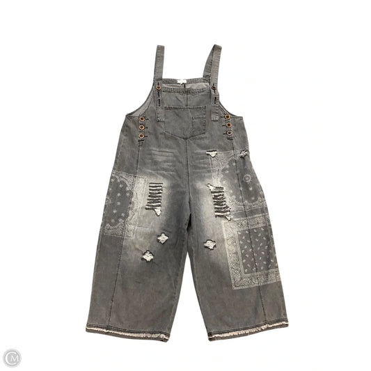 Overalls By Easel In Grey Denim, Size: S