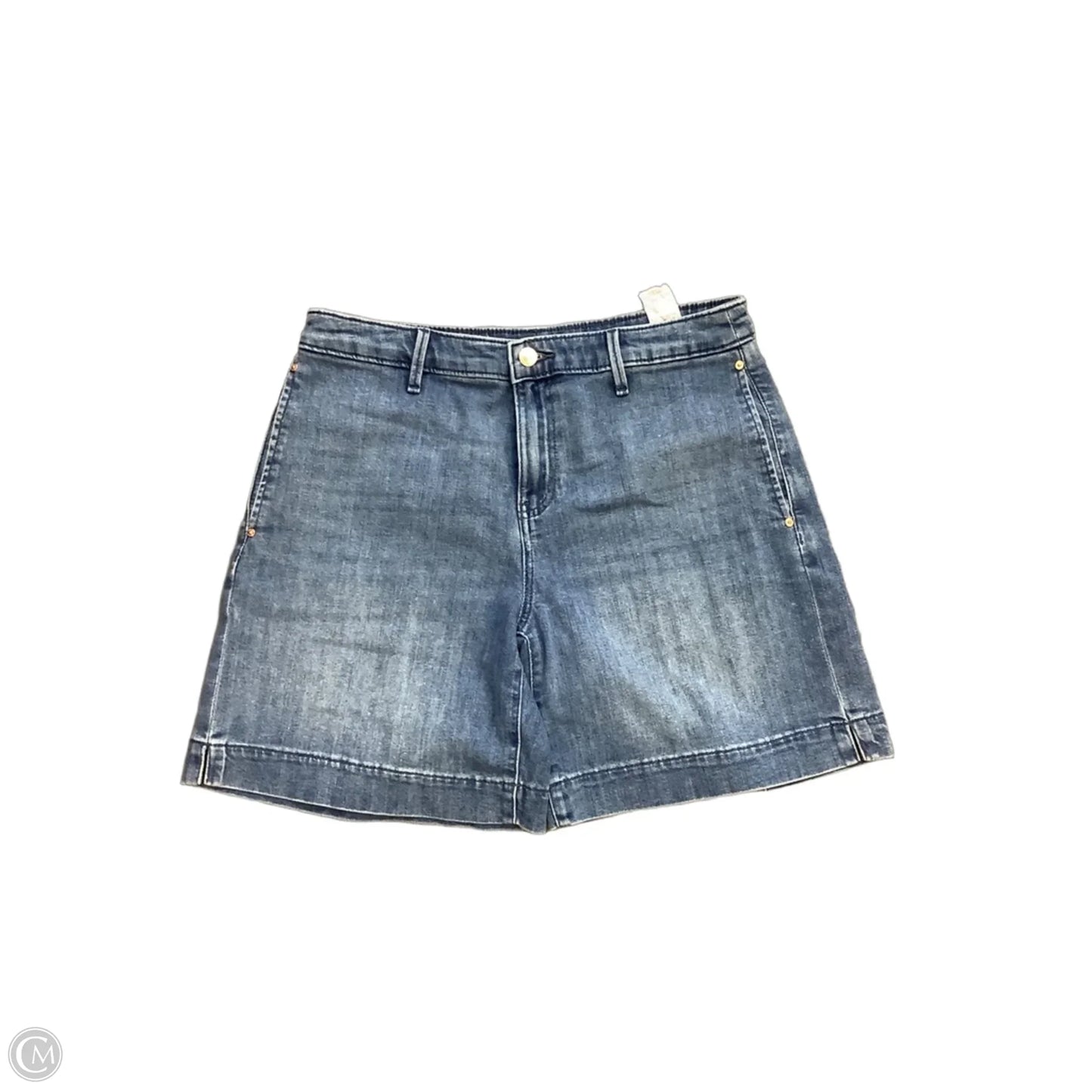 Shorts By Chicos In Blue Denim, Size: 8