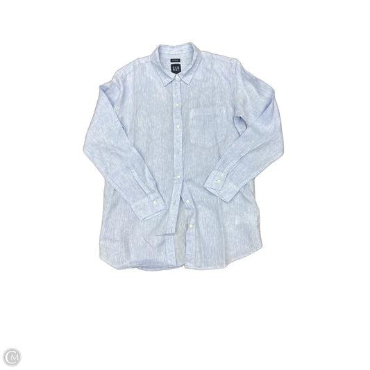 Top Long Sleeve By Gap In Blue, Size: S