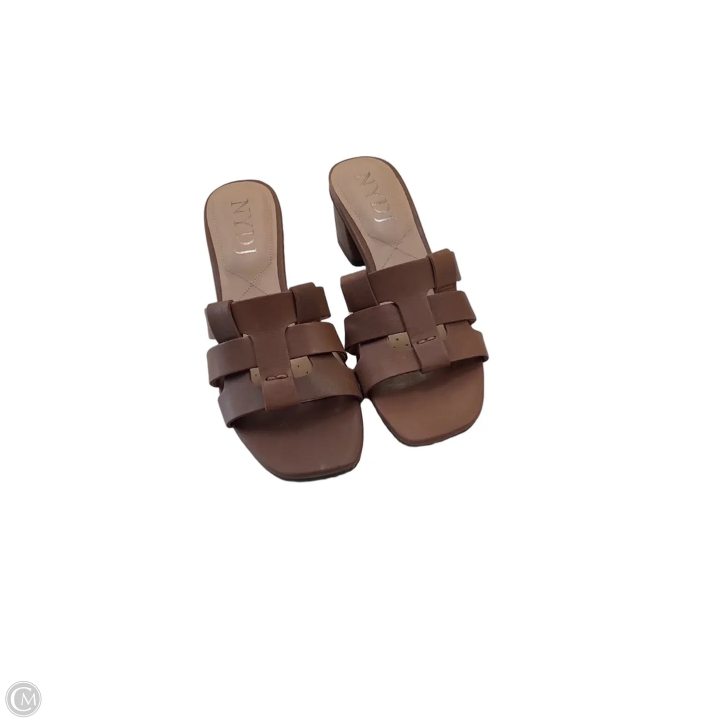Sandals Heels Block By Not Your Daughters Jeans In Brown, Size: 9