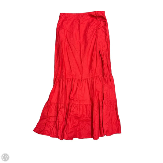 Skirt Maxi By Express In Red, Size: 10
