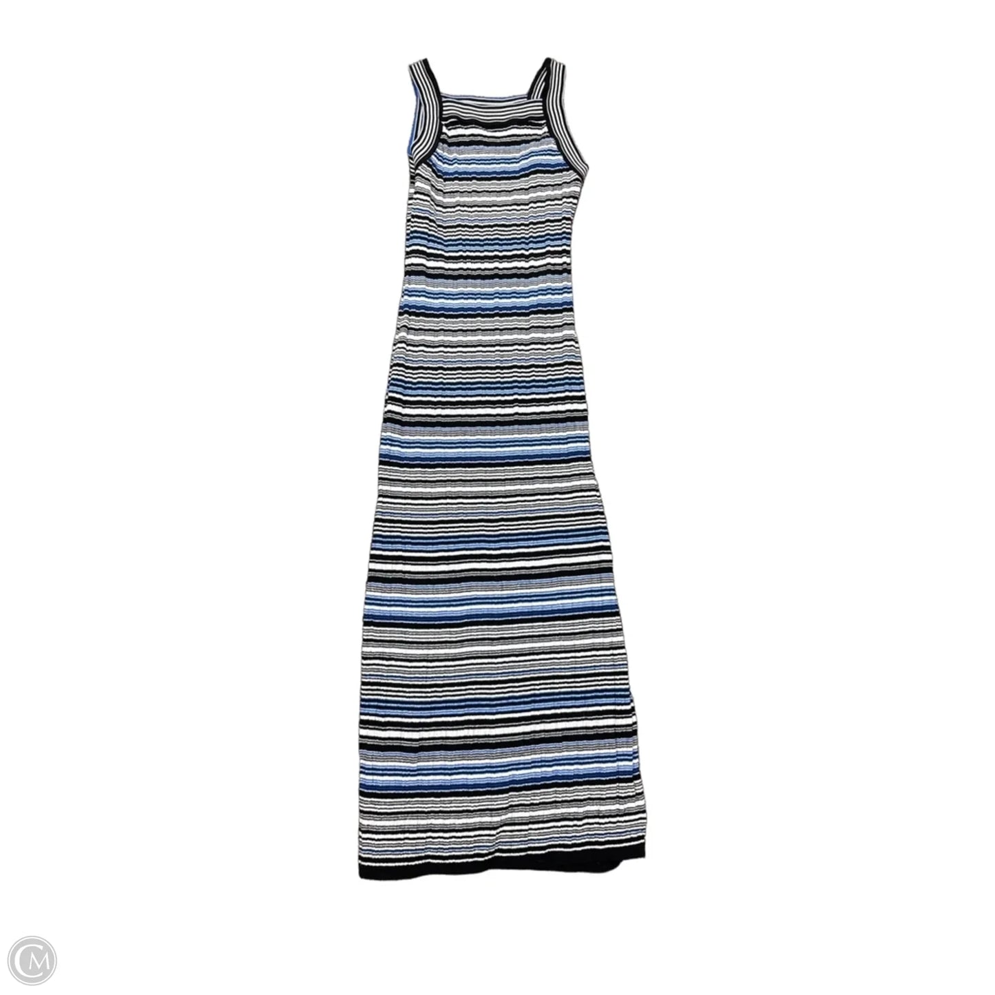 Dress Party Long By White House Black Market In Striped Pattern, Size: Xs