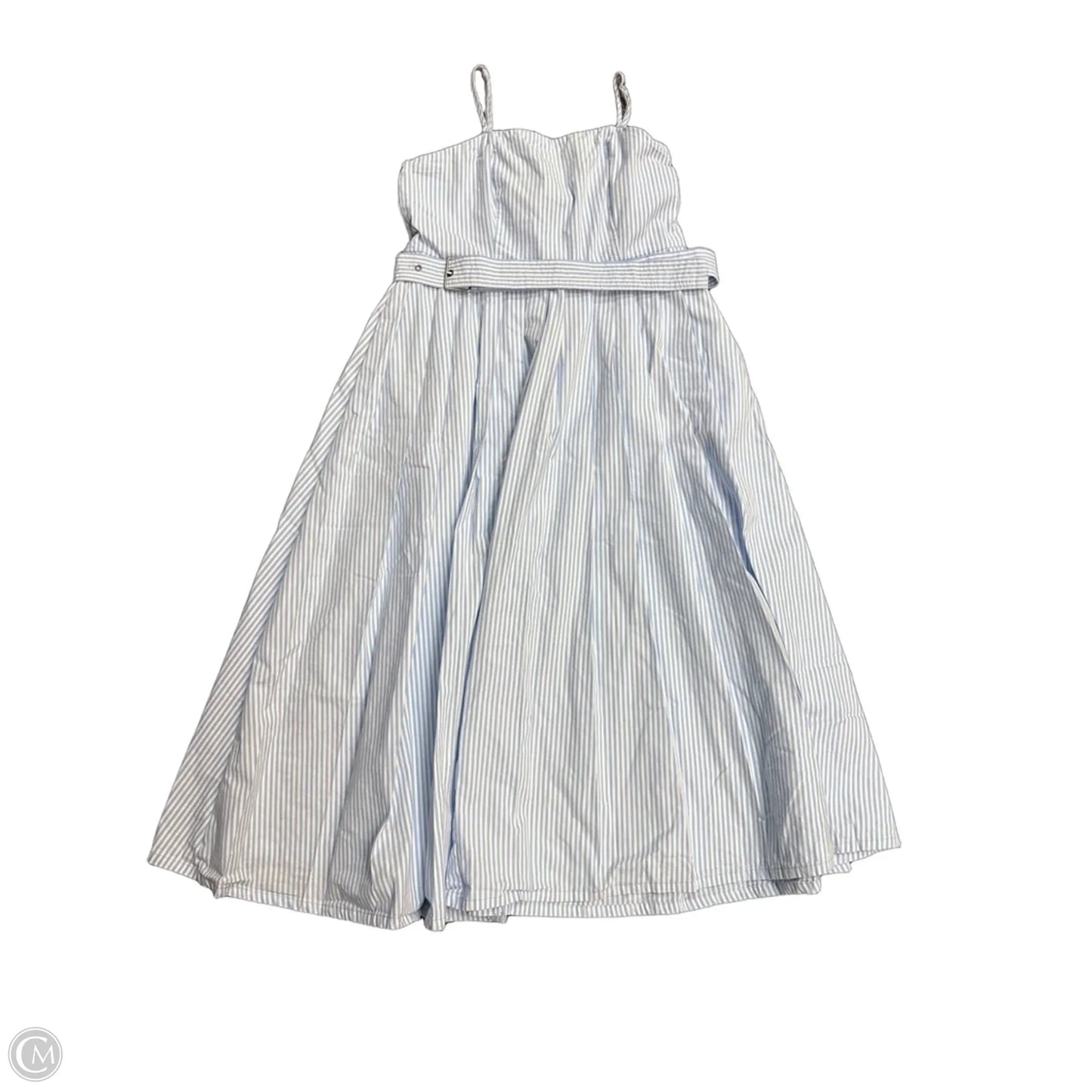Dress Casual Maxi By A New Day In Blue & White, Size: 12