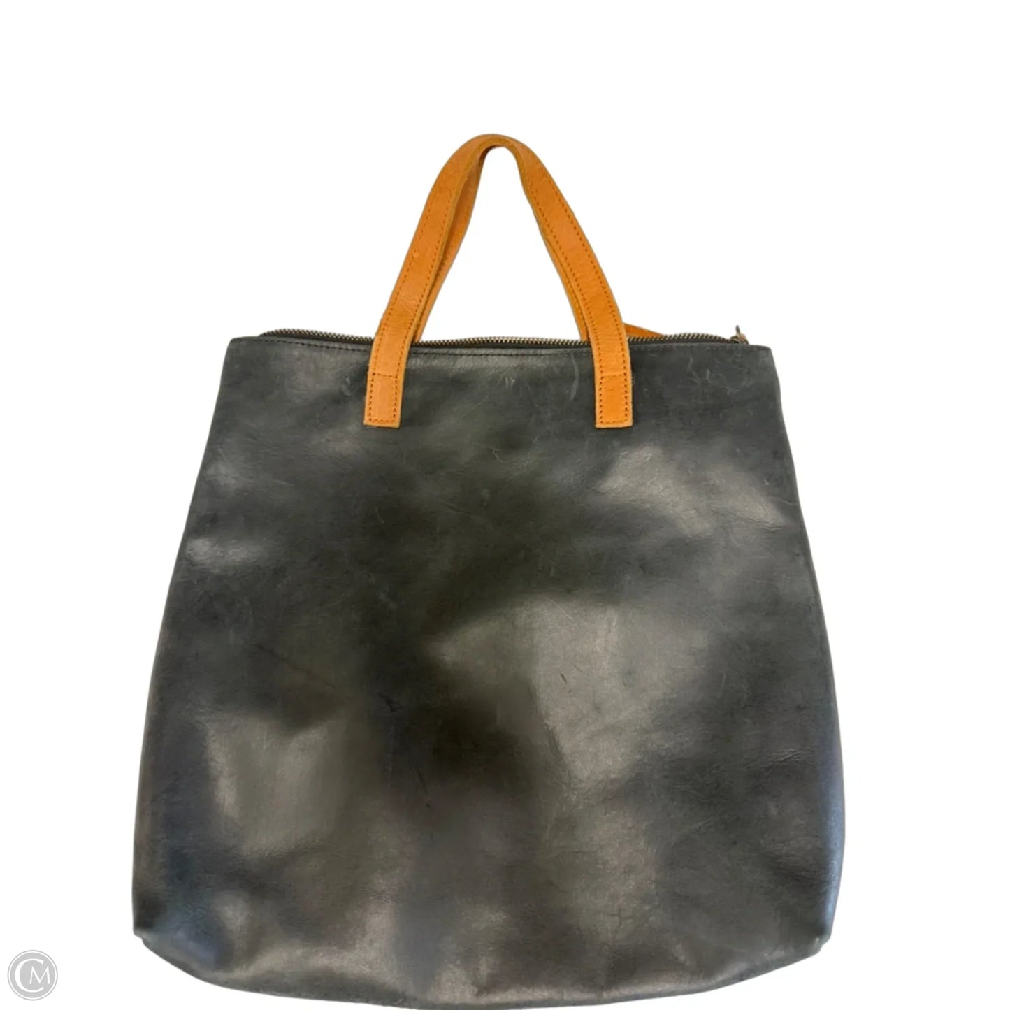 Handbag Leather By Able, Size: Medium