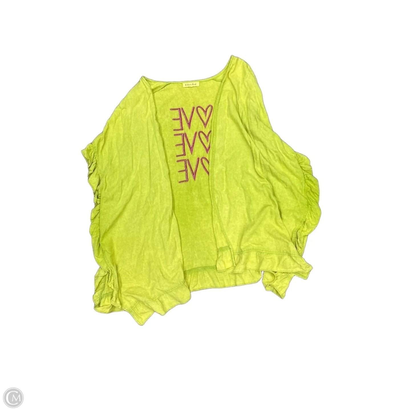 Cardigan By Cma In Yellow, Size: Osfm