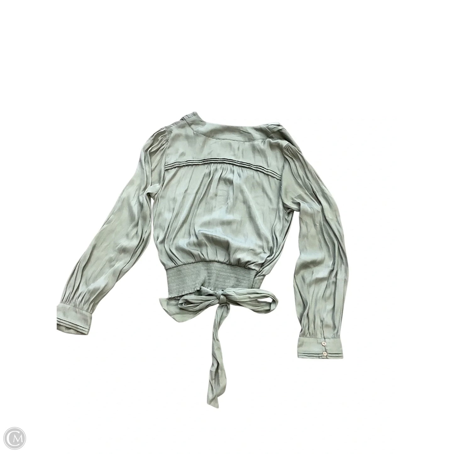 Top Long Sleeve By Anthropologie In Green, Size: Xl