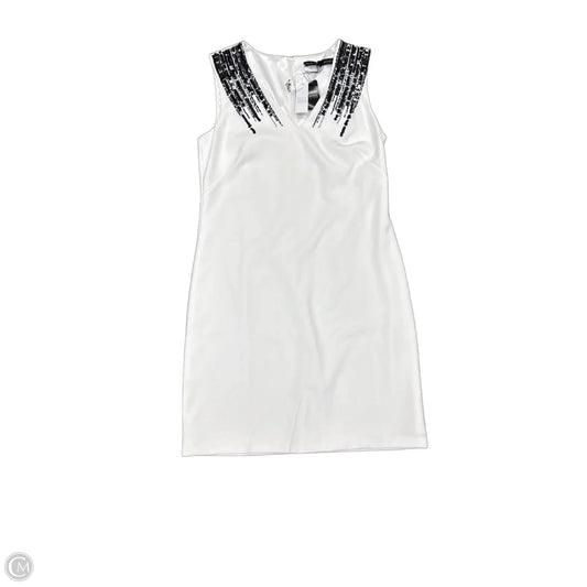 Dress Party Midi By White House Black Market In Black & White, Size: 4